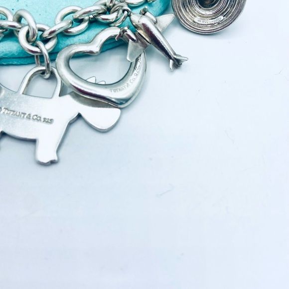 NOT FOR SALE Authentic TIFFANY & CO Multi Charm Bracelet - Picture 6 of 17